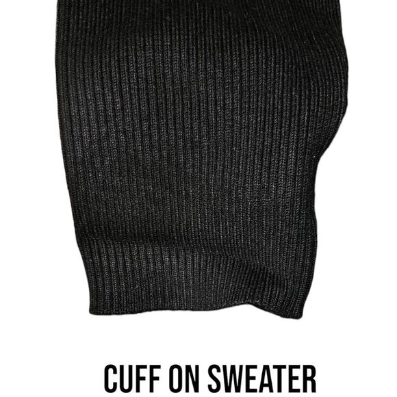 TORRID BLACK FITTED PULLOVER SWEATER PLUS SIZE 3X - Picture 5 of 15